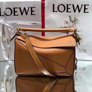 🎄LOEWE Puzzle small geometric patchwork crossbody bag
